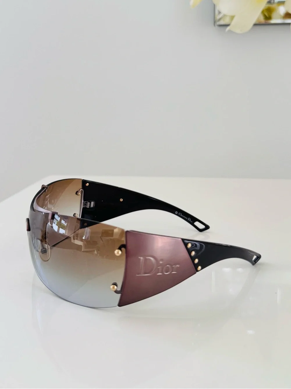 RARE ❤️‍🔥 Vintage Christian Dior Rimless sunglasses